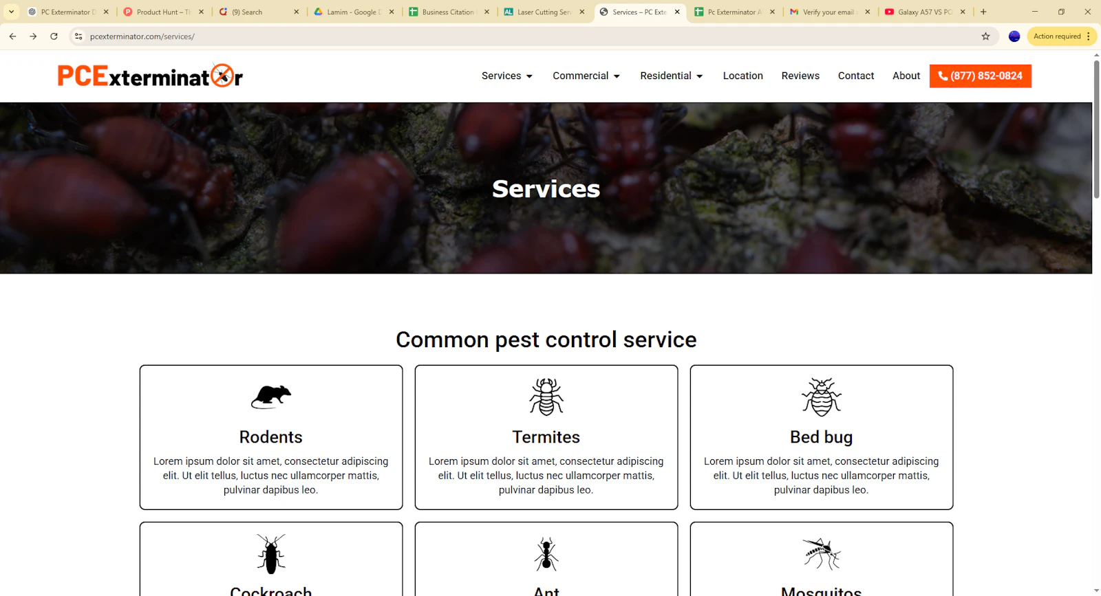 pest control service screenshot 2