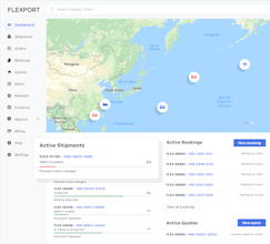 Flexport's Real-Time Freight Tracking Dashboard gallery image