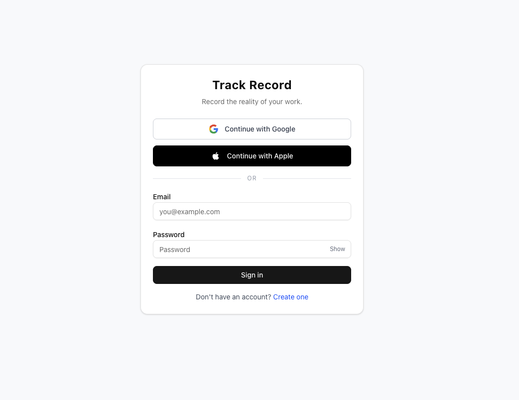 Track Record gallery image
