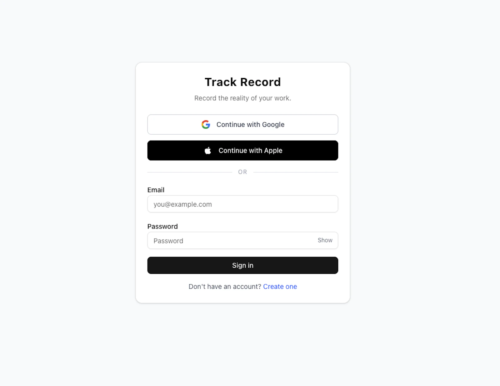 Track Record screenshot 4