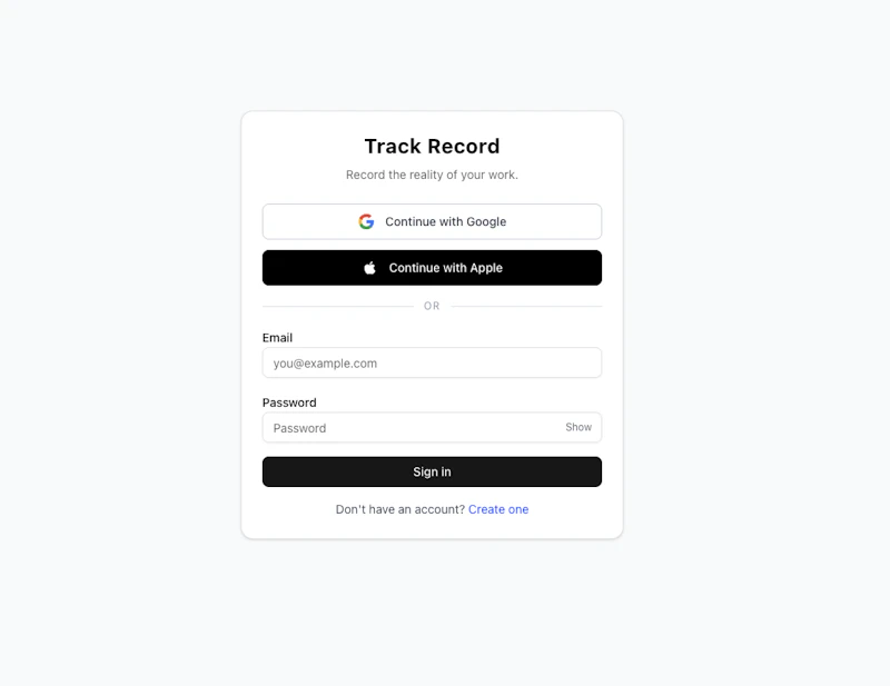 Track Record screenshot 4