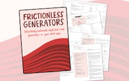 Frictionless Generators media 1