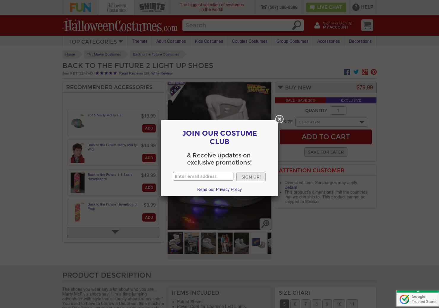 Back to the Future 2 Shoes gallery image