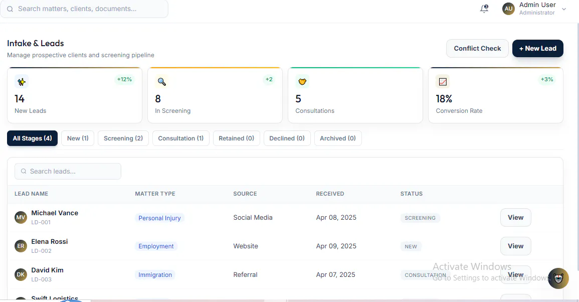 Legal Case Management gallery image