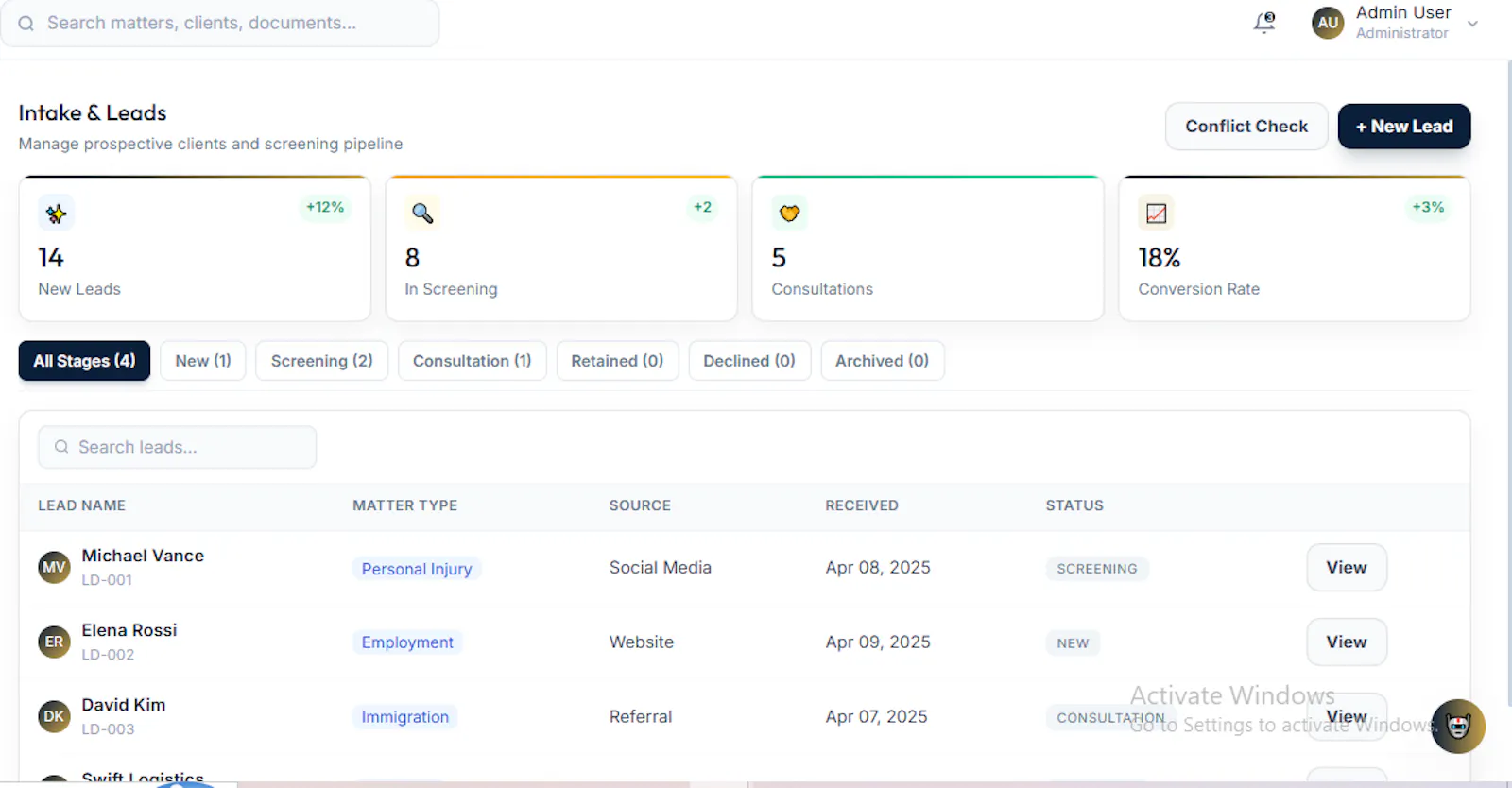 Legal Case Management screenshot 4