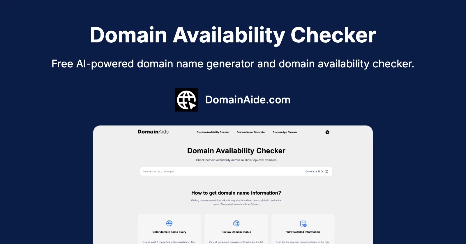 Free Domain Tool media 1