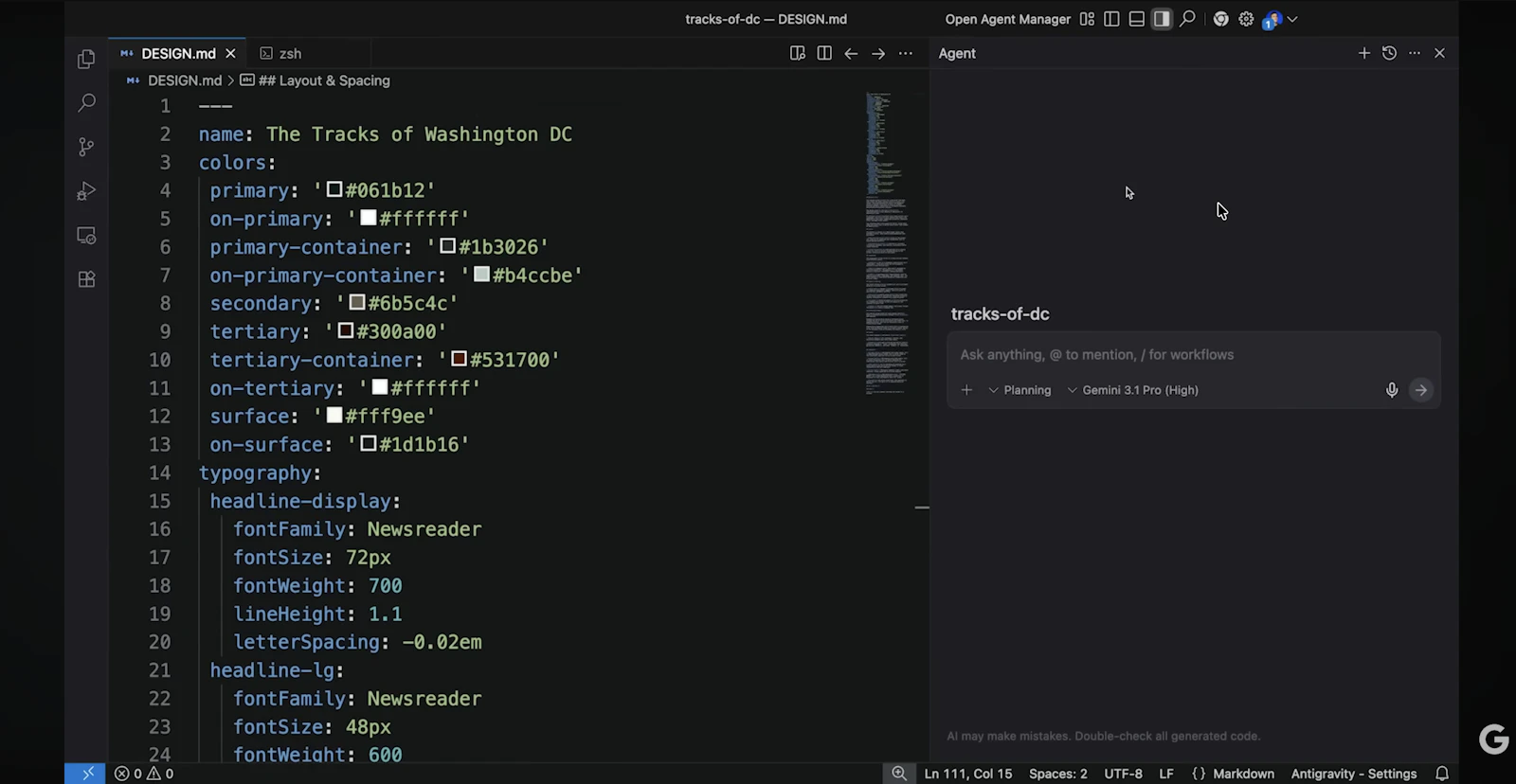 DESIGN.md by Google Stitch screenshot 8