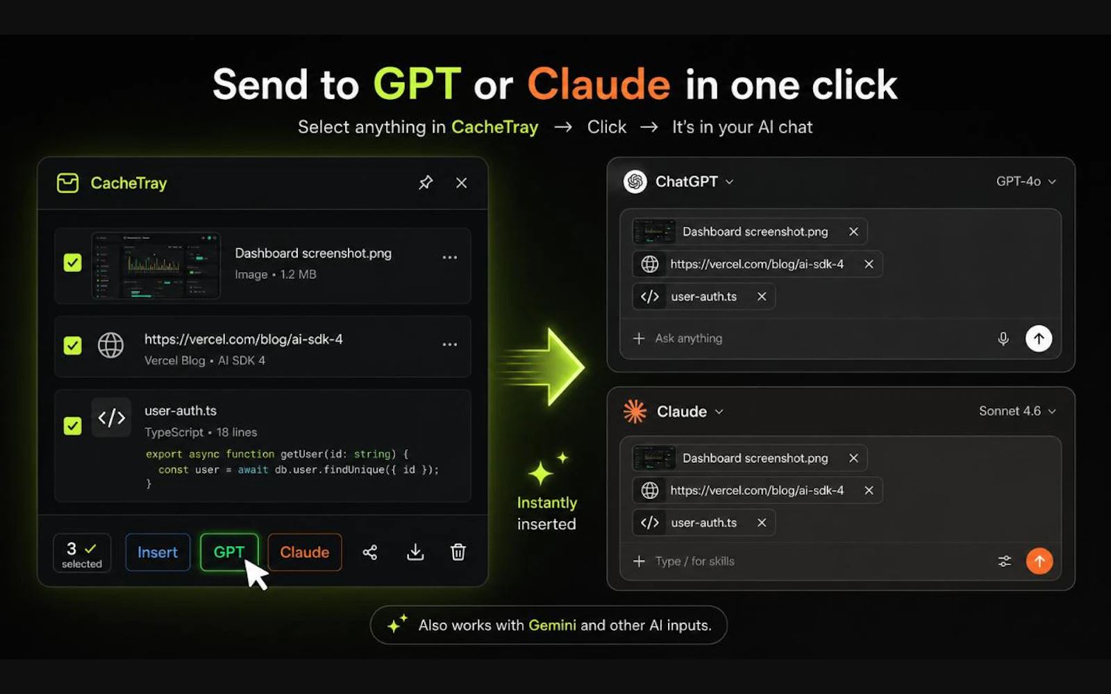 CacheTray screenshot 3