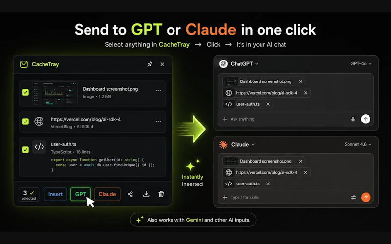 CacheTray screenshot 3