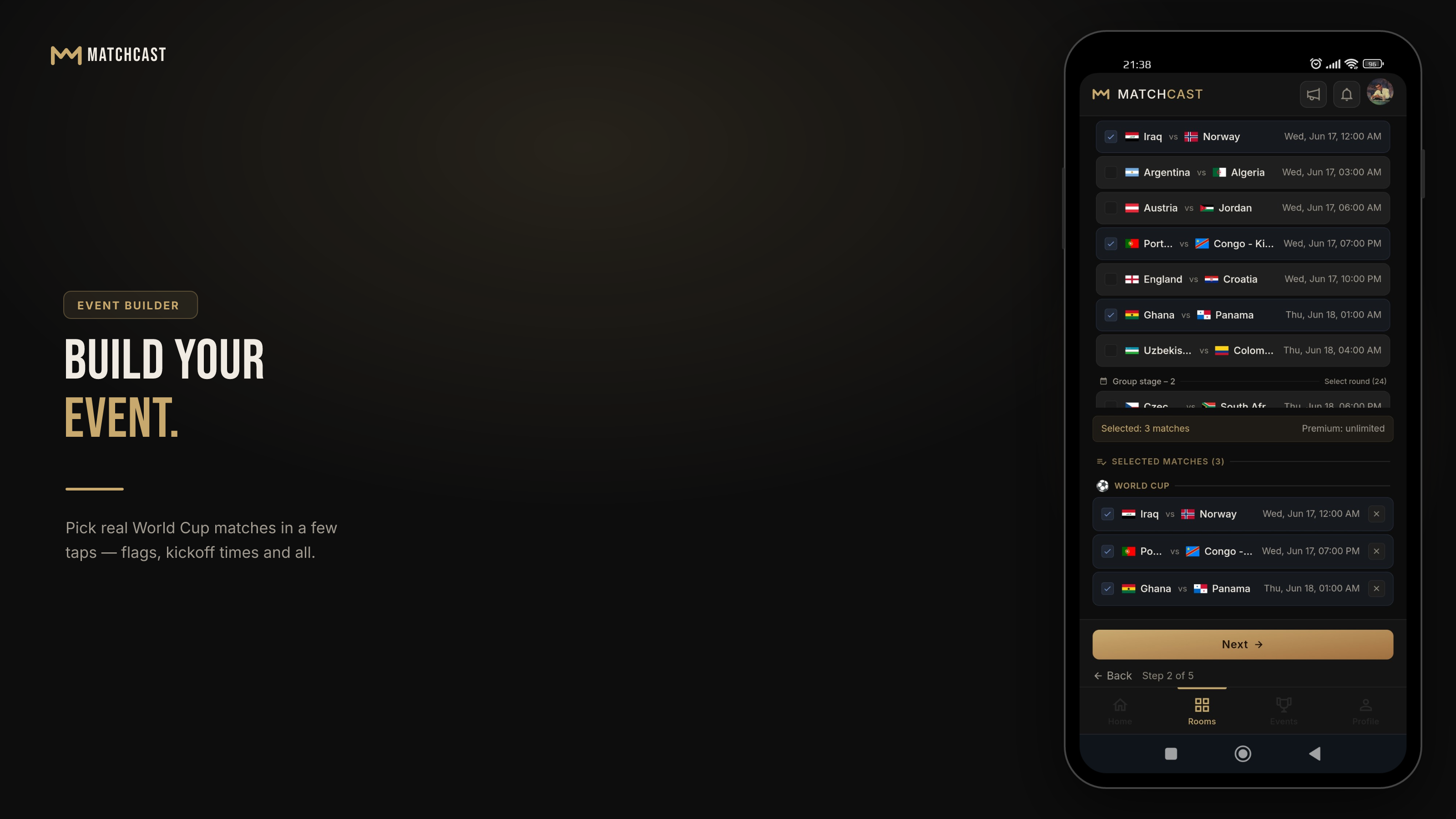 Matchcast gallery image