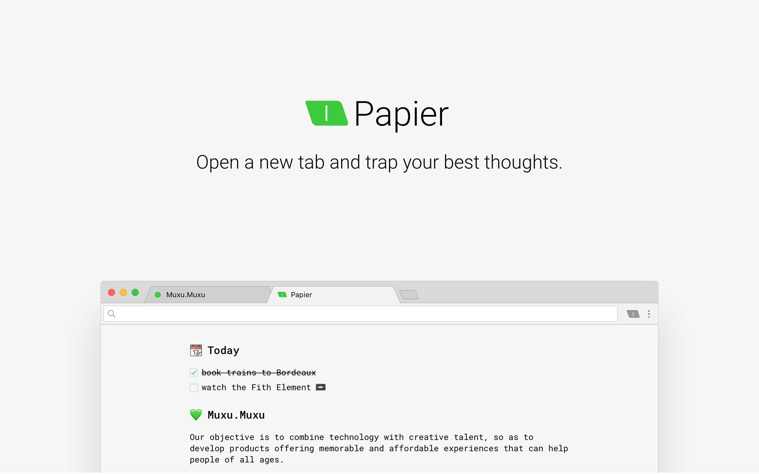 Papier gallery image