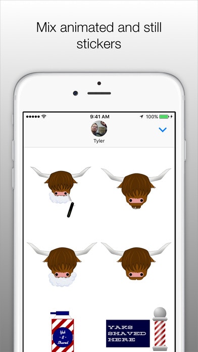 Shaving Yak Sticker Pack gallery image