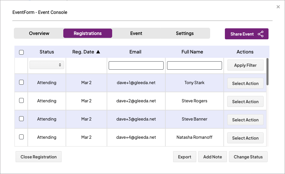 Eventform media 3