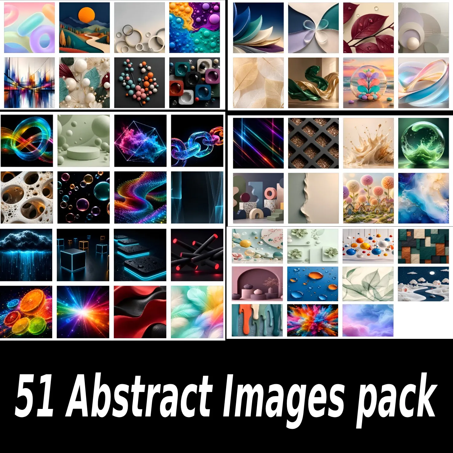 Abstract Art Collection – 51 Images Pack
