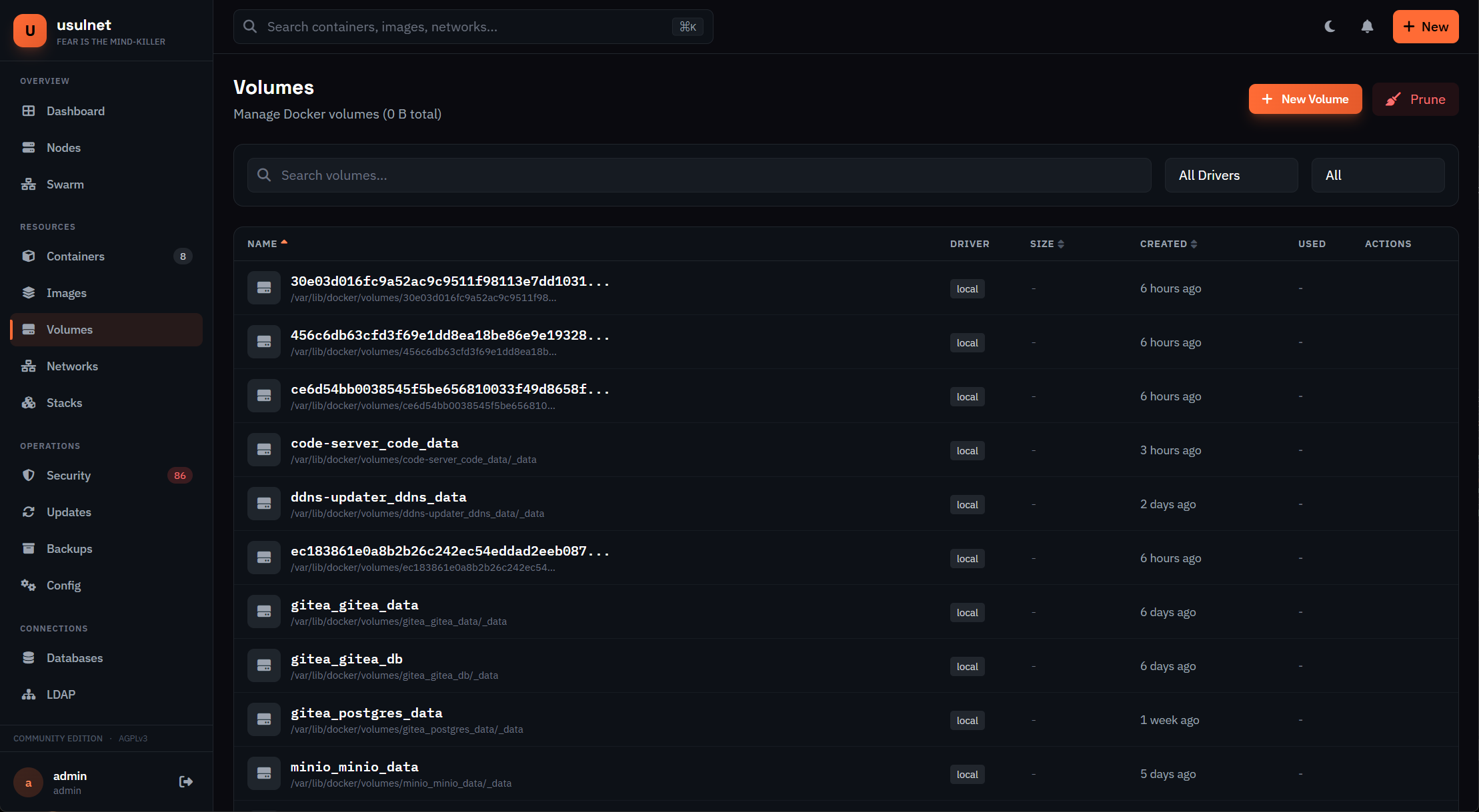 usulnet — DevOps & SysAdmins UI gallery image