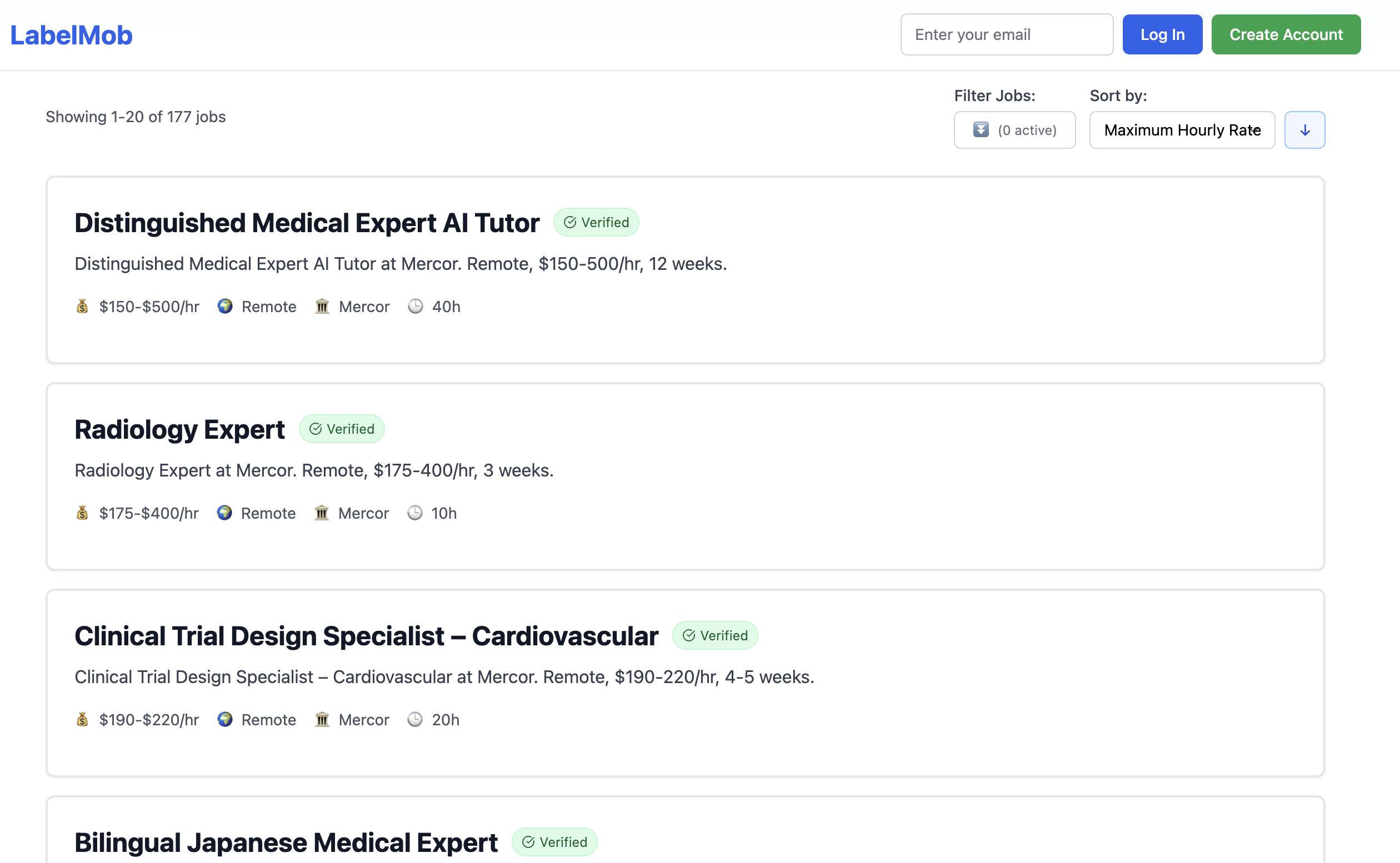 Média LabelMob - Data annotation marketplace for AI teams – 150+ jobs posted! 2