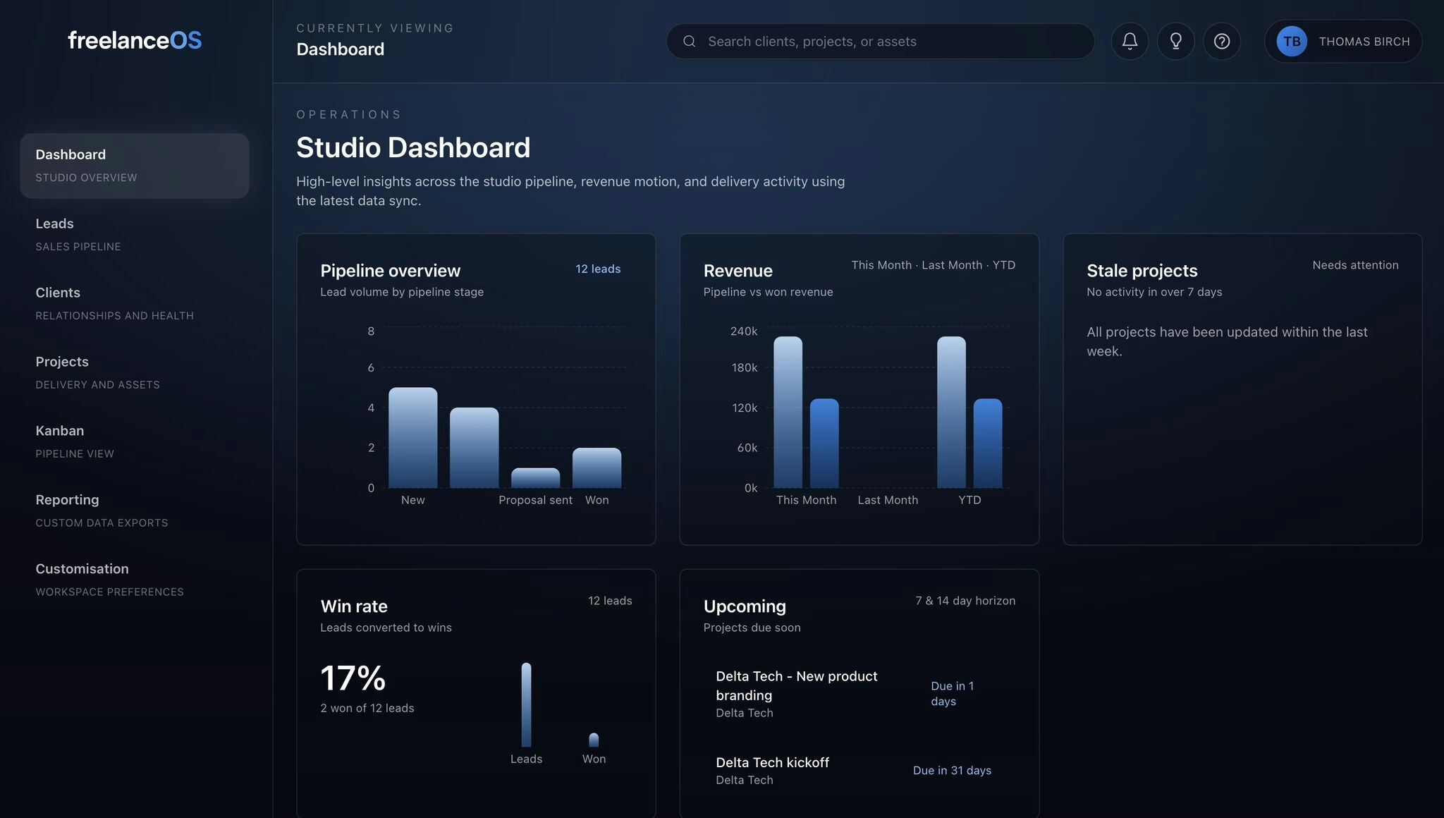 freelanceOS - Screenshot 5 preview