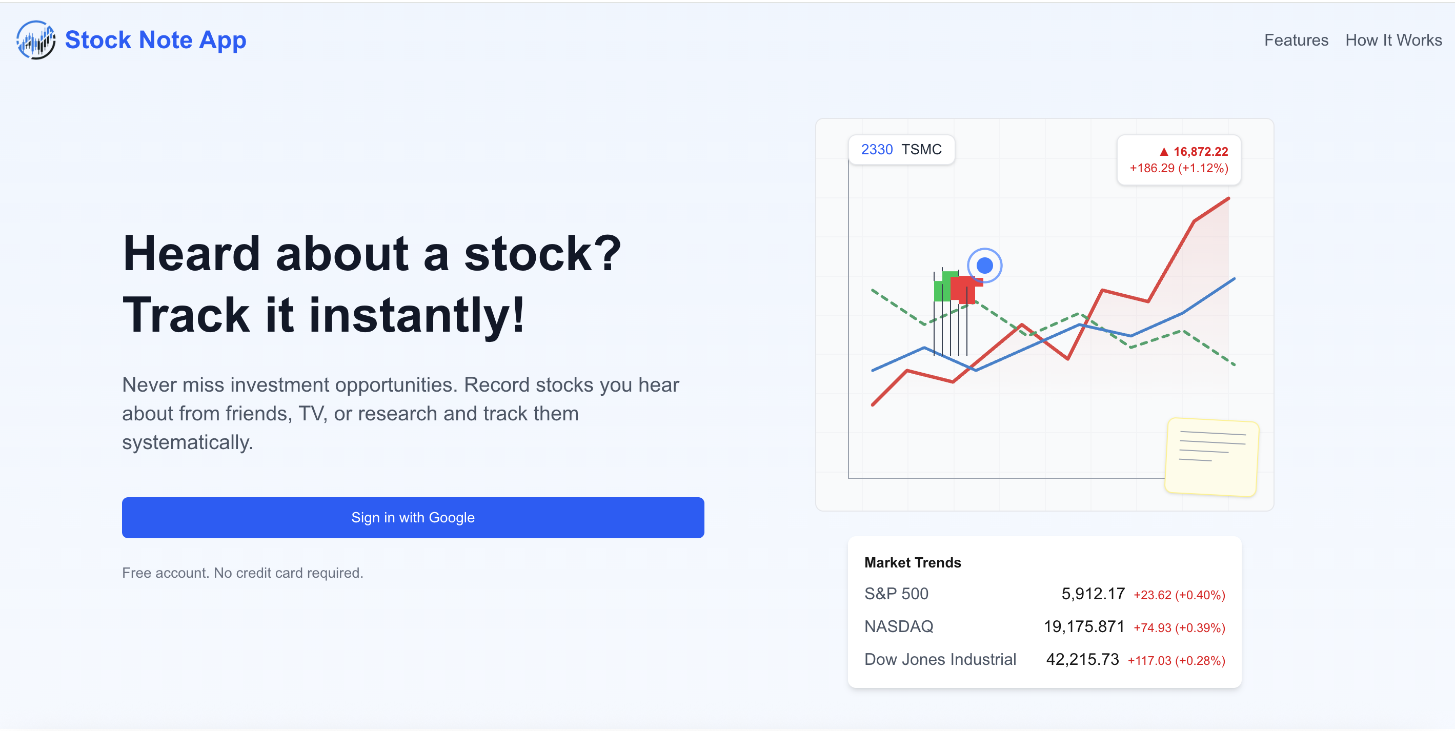 Stock Note App gallery image