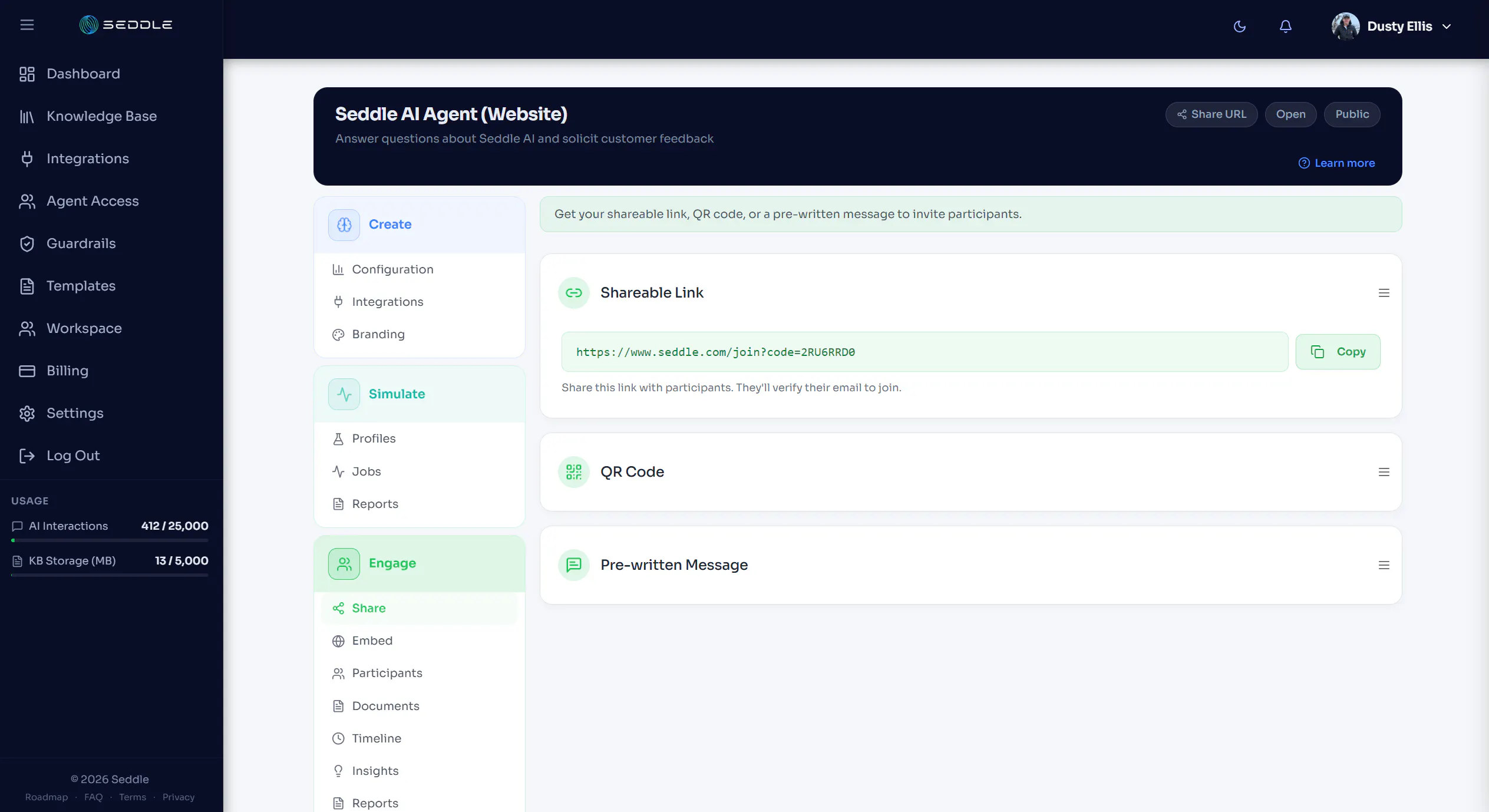 Seddle: Agents for Audience Engagement gallery image