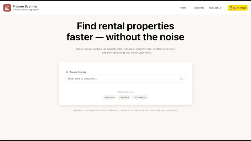 Maison Scanner screenshot 1 (video preview)