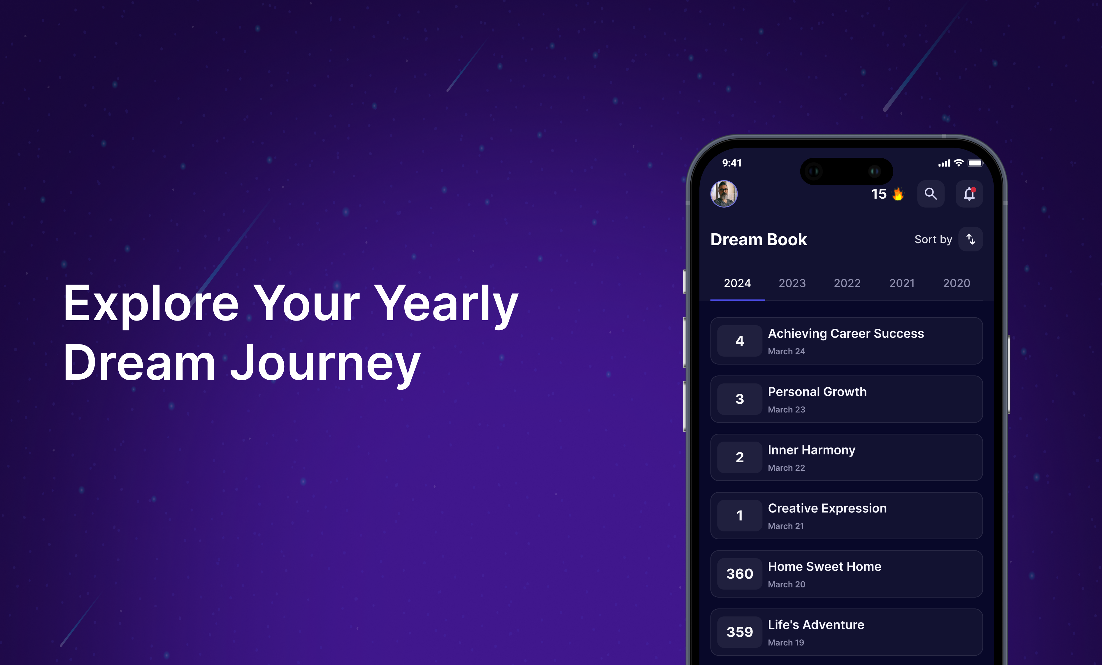 Média Dream Story Live - Ai Application de journalisation - La journalisation s'est facilitée avec l'auto-réflexion guidée par l'IA 6
