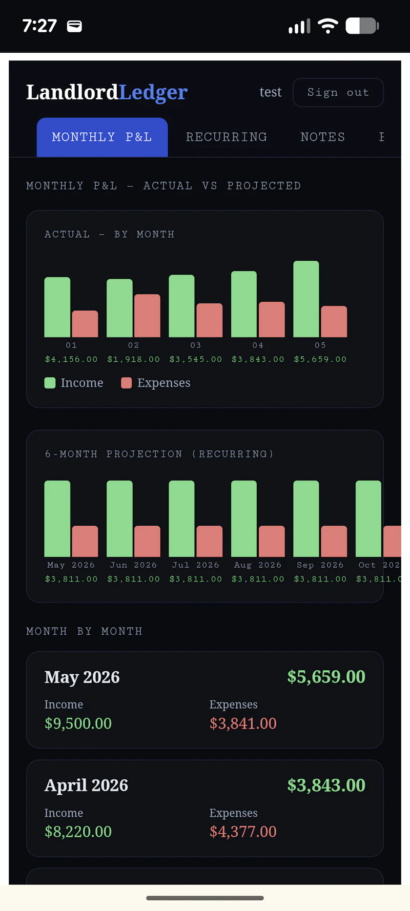 LandlordLedger screenshot 3