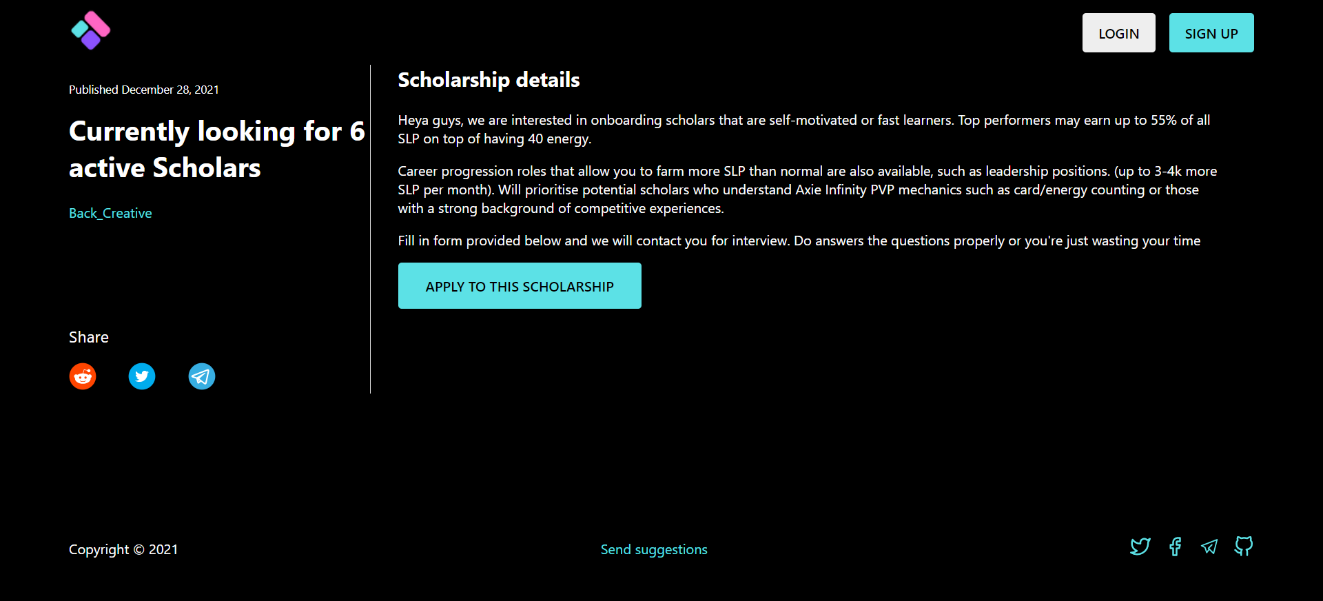 NFT Gaming Scholarships gallery image