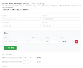 Free Invoice Generator gallery image