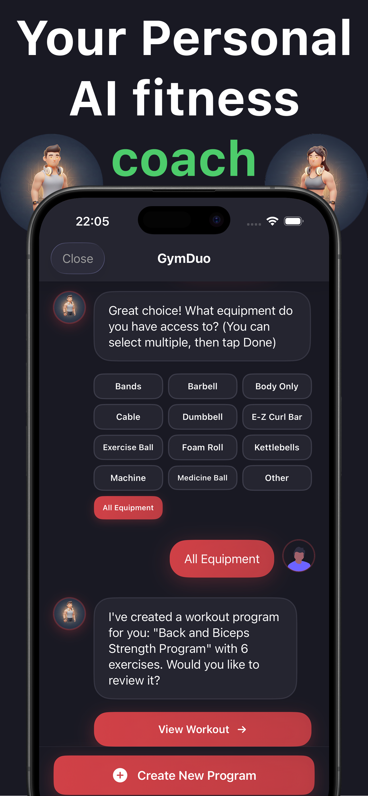 GymDuo: Workout & Gym Tracker - Screenshot 5 showing product features and functionality