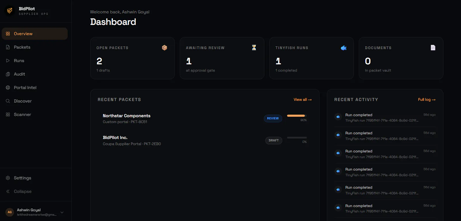 BidPilot screenshot 3
