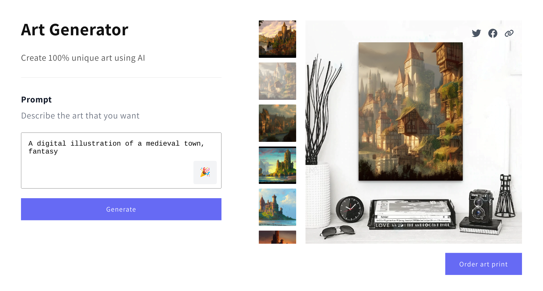 Artprint - AI ile eşsiz bir sanat yaratın medya 6