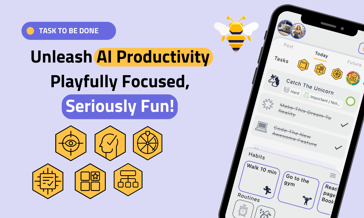 startuptile BeeDone-AI Meets Playfulness: Unleash Your Productive Potential!