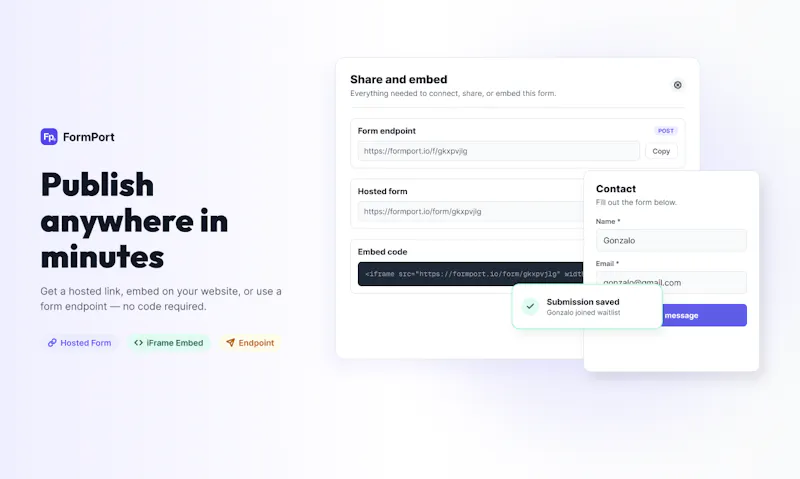 FormPort screenshot 2