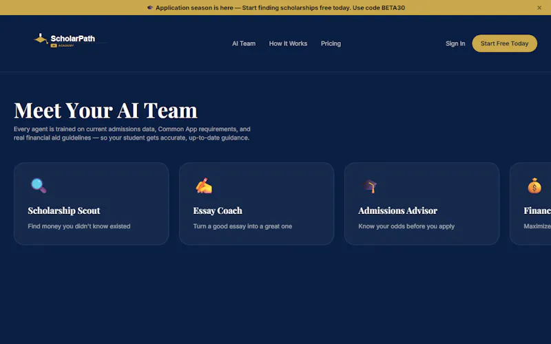 ScholarPath AI screenshot 2