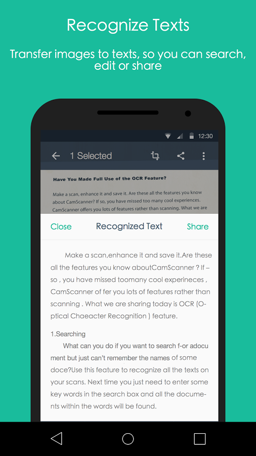 CamScanner gallery image