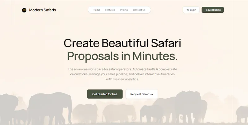 Modern Safaris screenshot 2