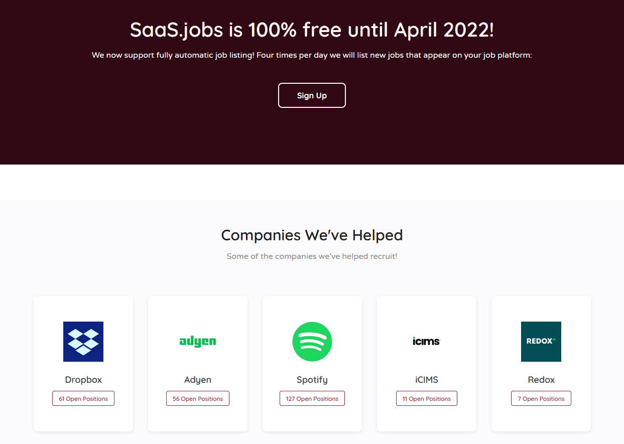 SaaS.jobs gallery image