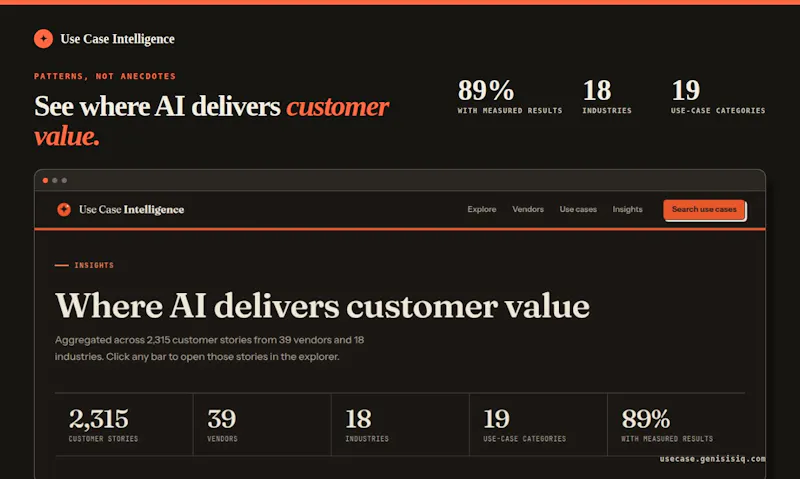 Use Case Intelligence screenshot 1