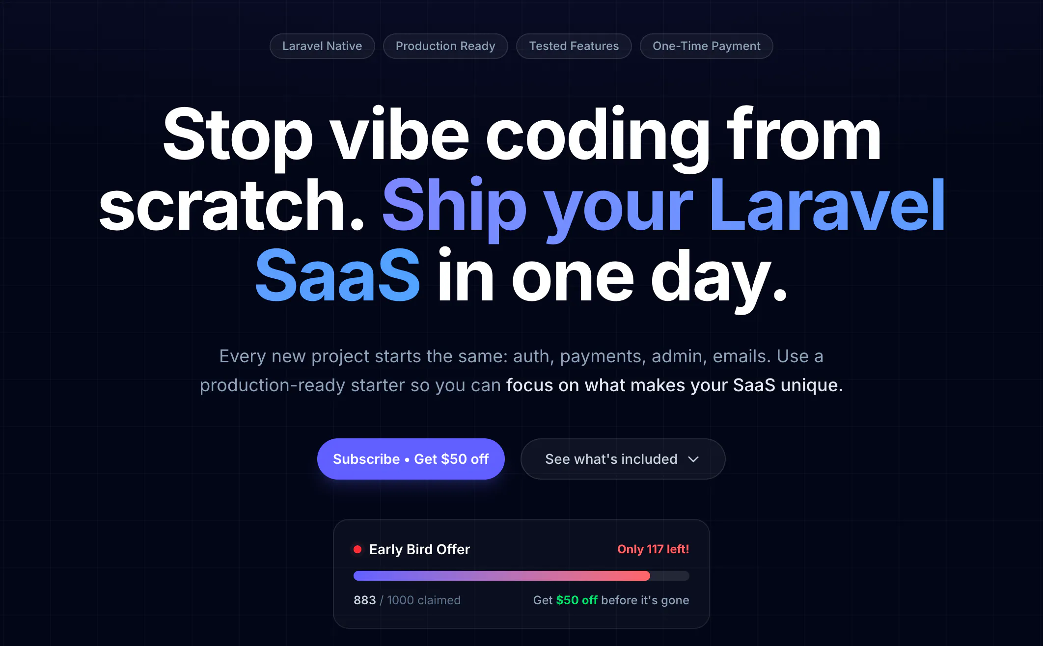 Laravel SaaS Starter gallery image