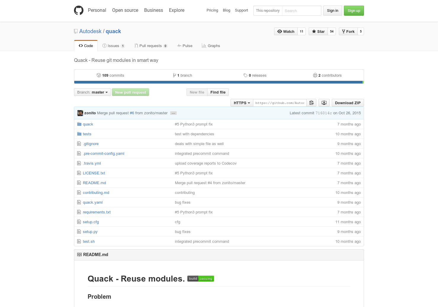 Quack - Reuse modules.