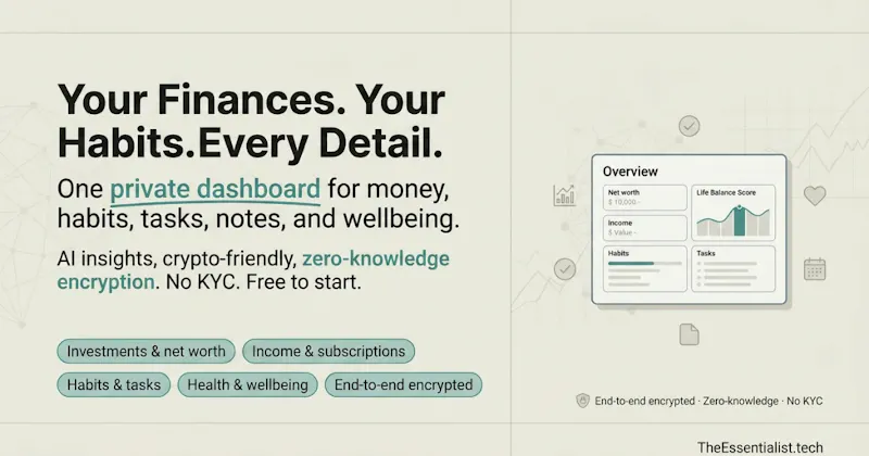 All-in-One Personal Dashboard for life screenshot 1