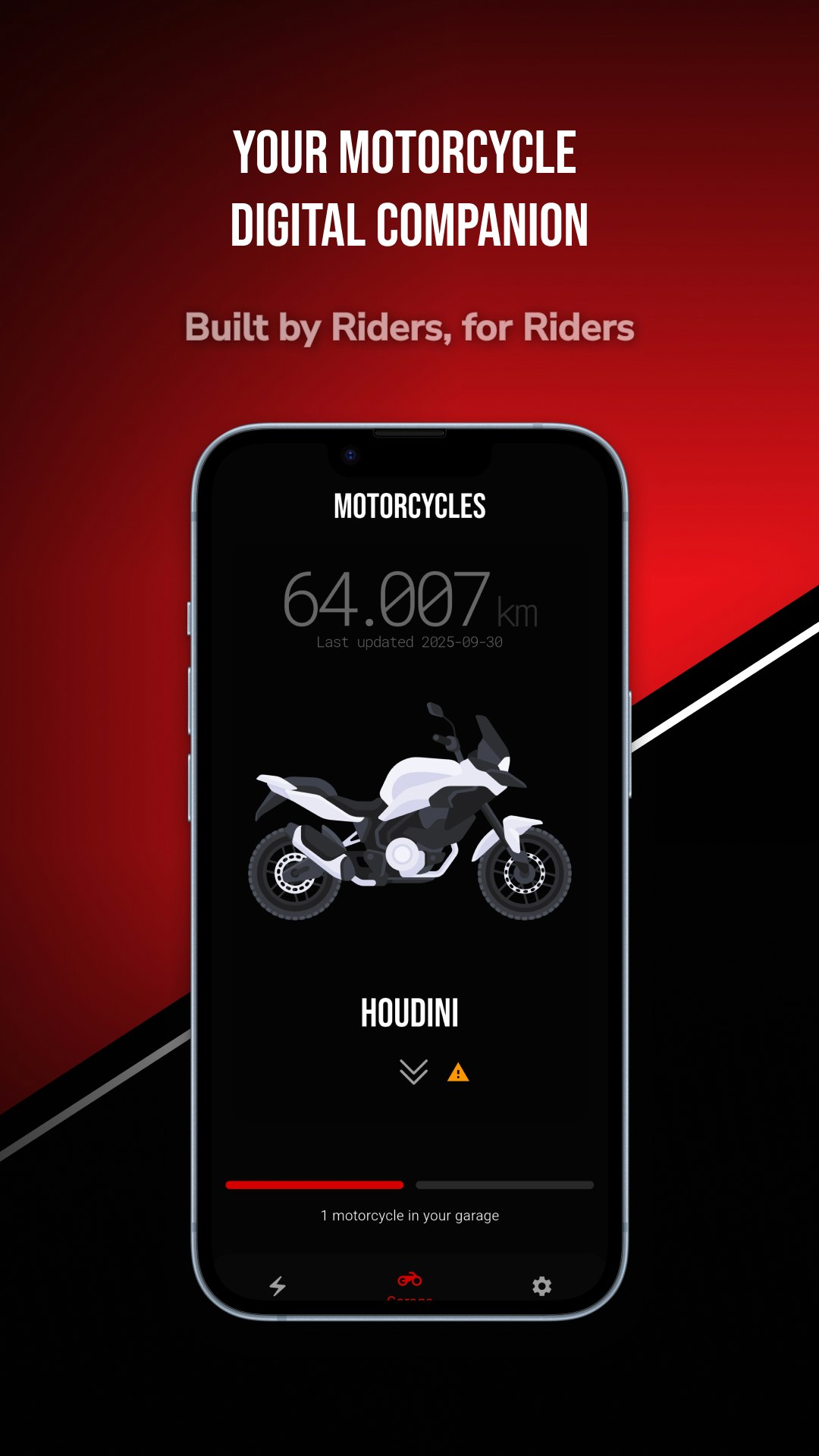 Mídia 2 de Aplicativo MotorManage - Manutenção inteligente de motocicletas, desenvolvida por motociclistas para motociclistas