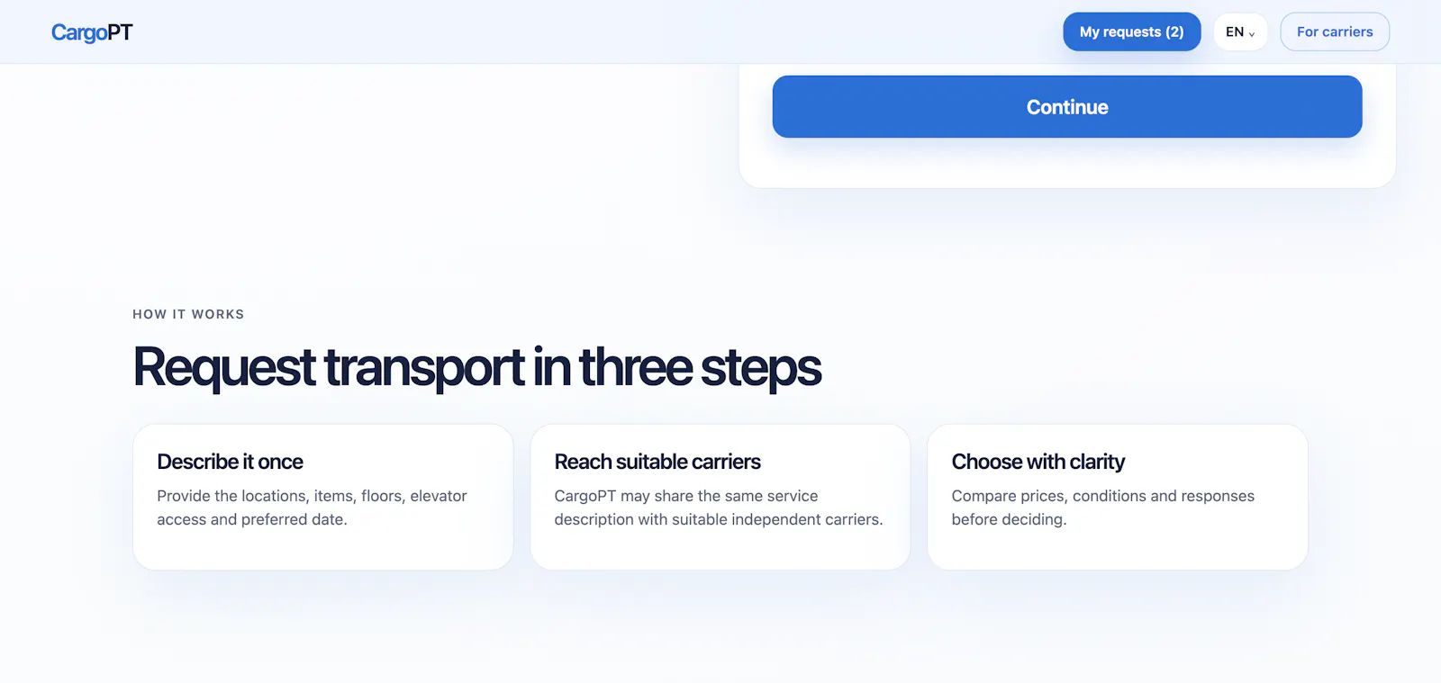 CargoPT screenshot 3