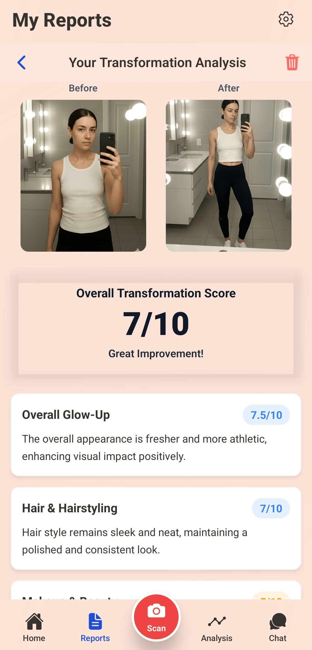 Mídia 8 de Makeup Check AI – Aplicativo de maquiagem AI - Tenha uma aparência impecável em qualquer evento com orientações e dicas baseadas em IA