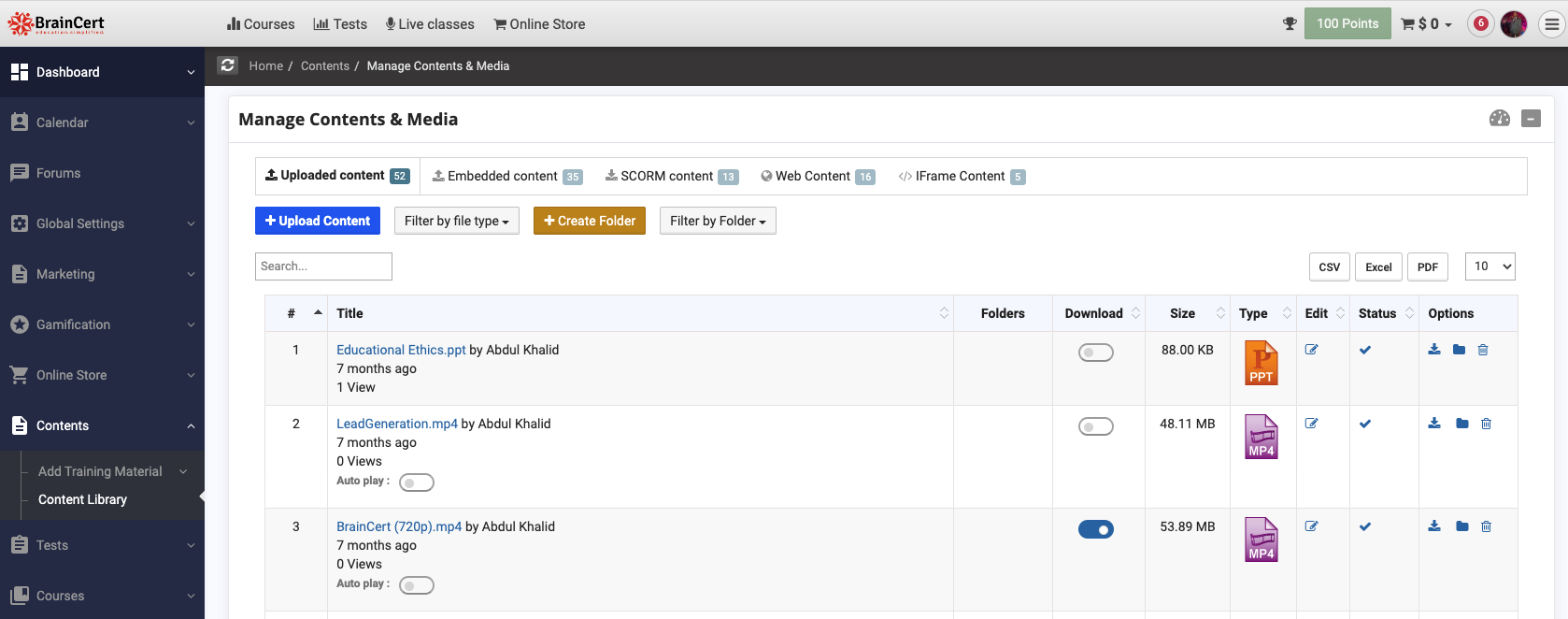 BrainCert gallery image