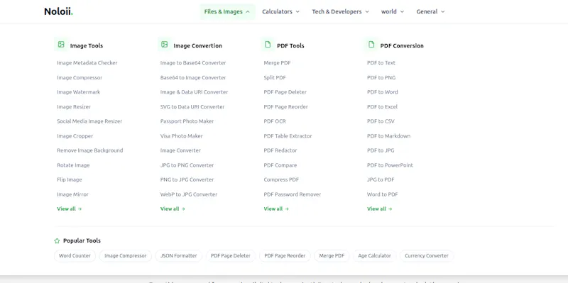 Noloii Free Online Tools Hub screenshot 4