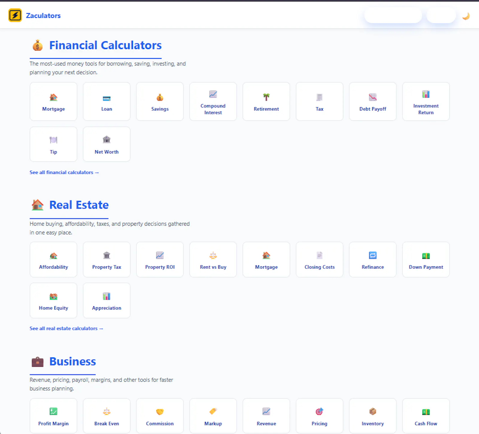 Zaculators screenshot 2