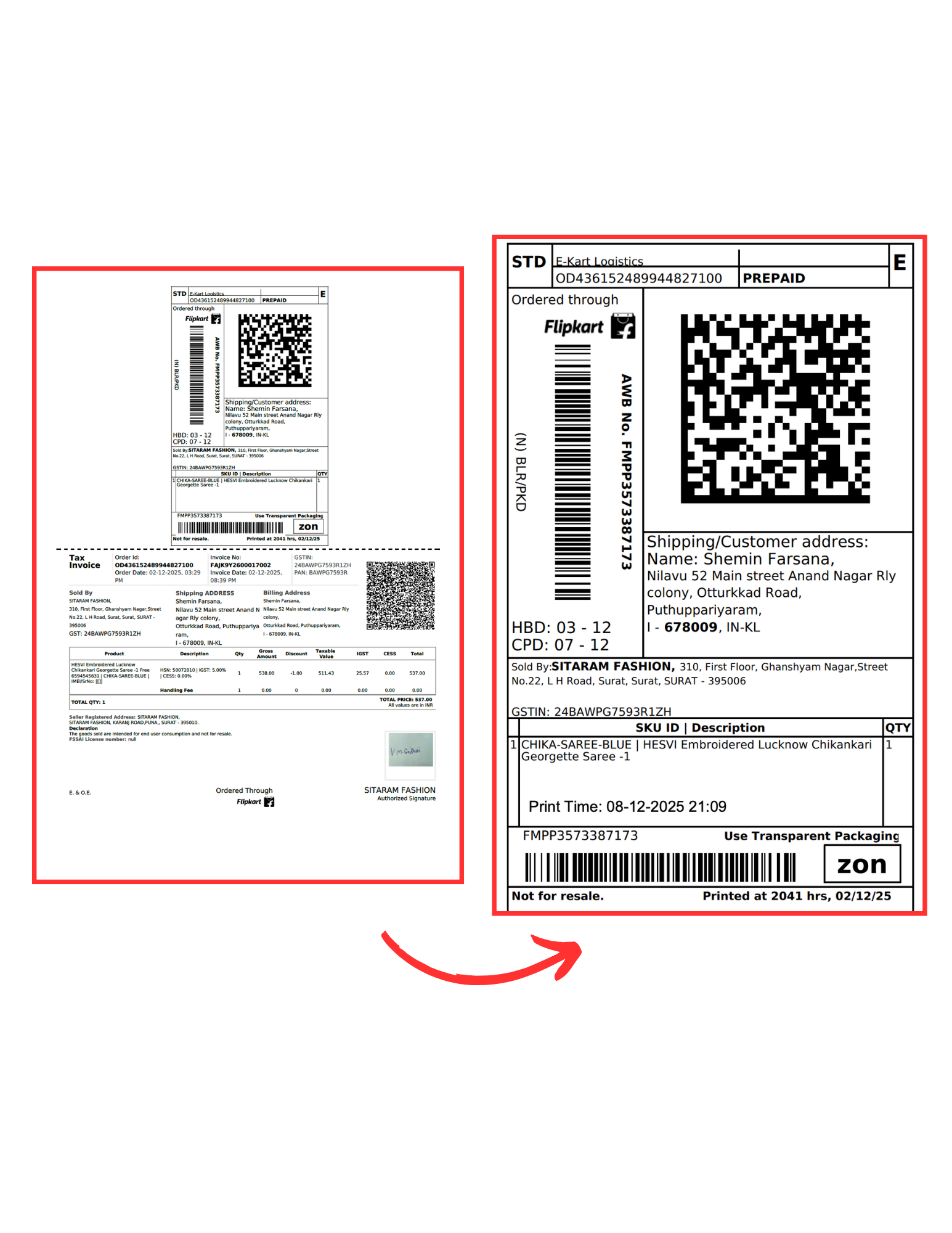 LabelCrop.io - Main product screenshot demonstrating key features and user interface