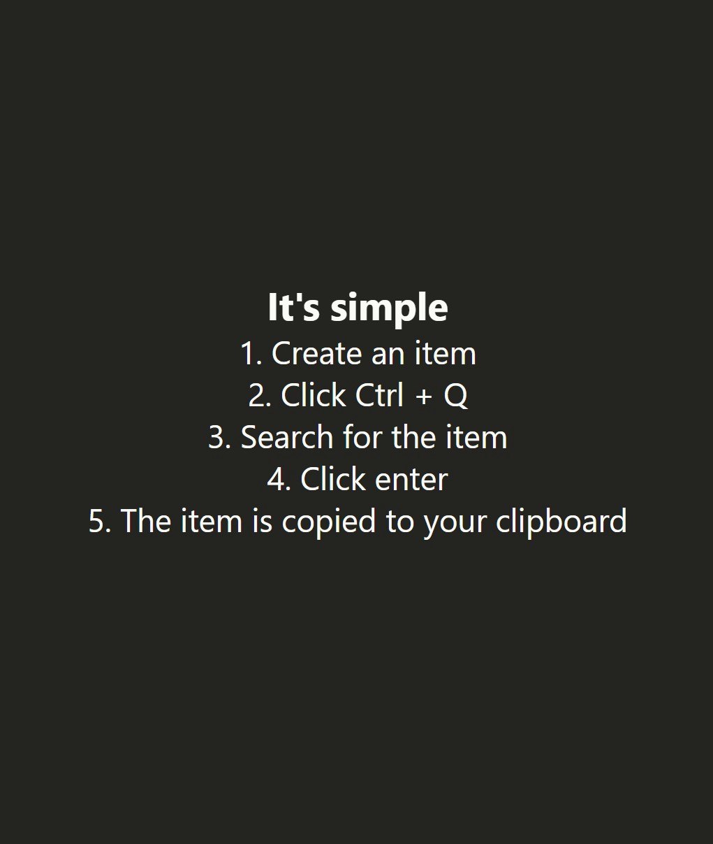 QuickPasteDb gallery image