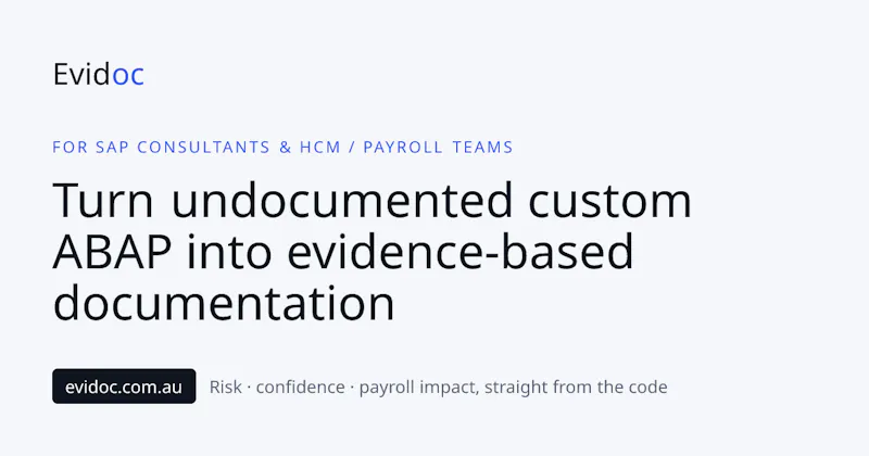 Evidoc screenshot 2